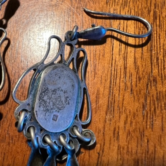 Cabochon earrings from Egypt - Picture 6 of 6